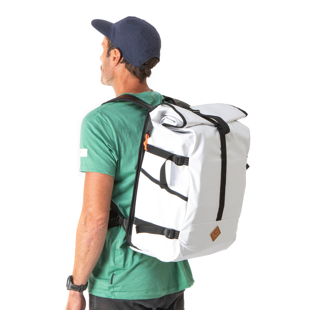 Restrap RollTop Backpack 40L White