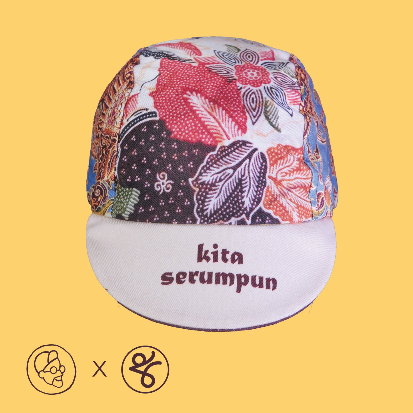 Faizalcaricatures x TKC Batik Cycling Cap No.1