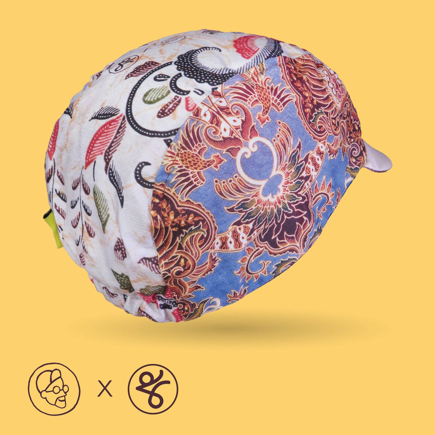 Faizalcaricatures x TKC Batik Cycling Cap No.1