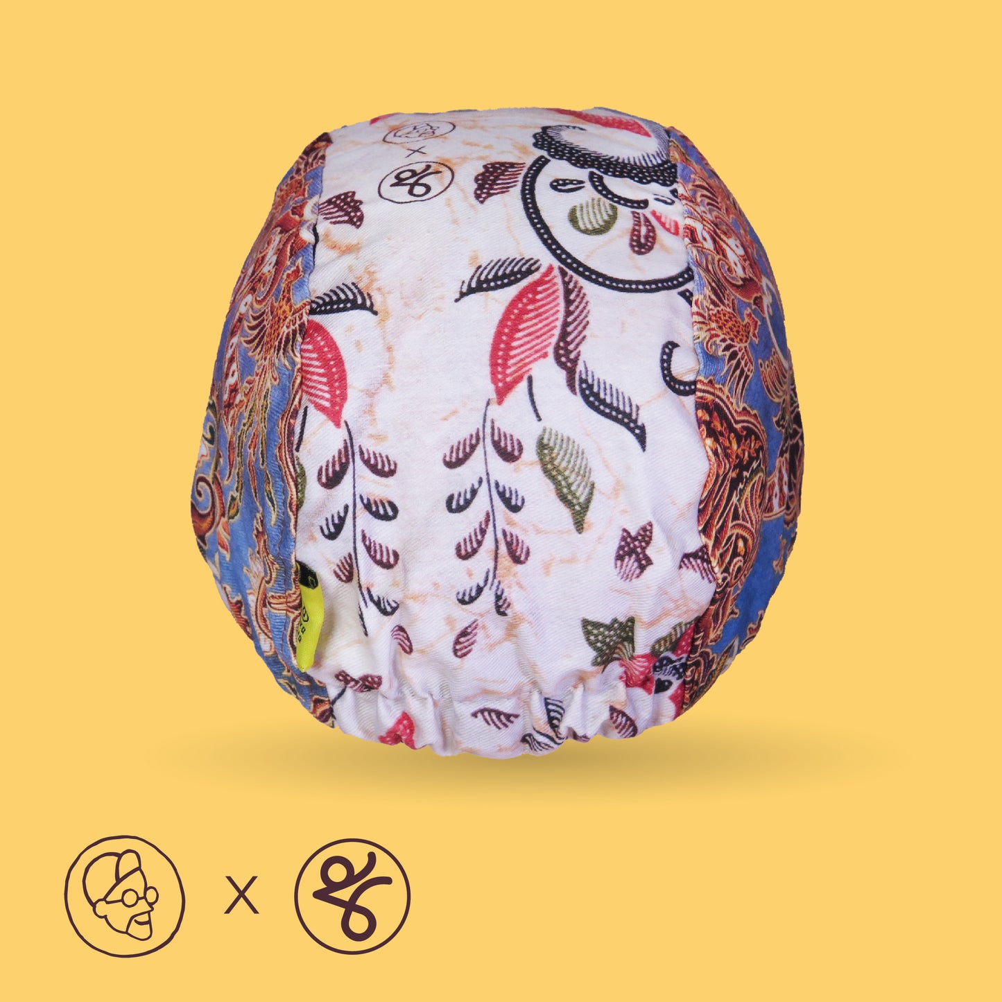 Faizalcaricatures x TKC Batik Cycling Cap No.1