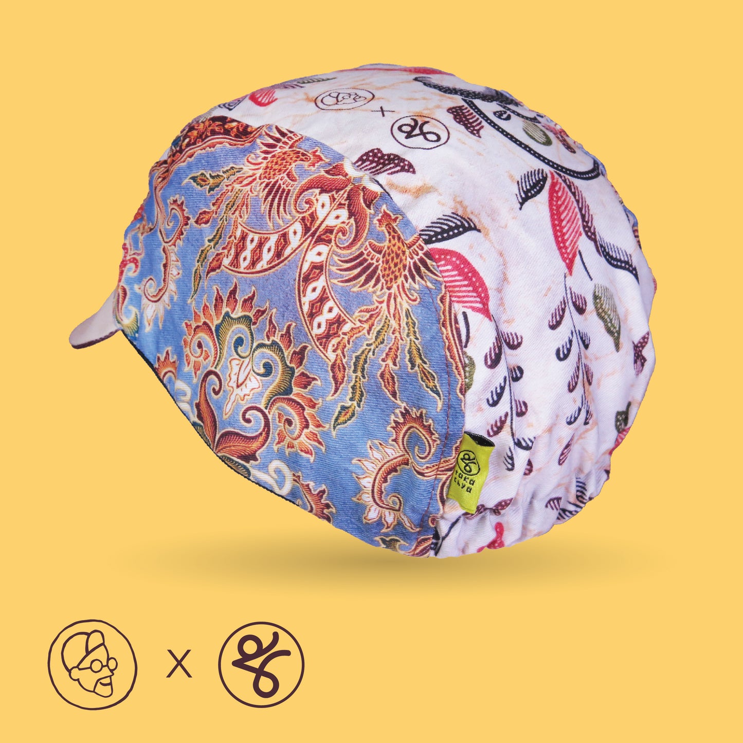 Faizalcaricatures x TKC Batik Cycling Cap No.1