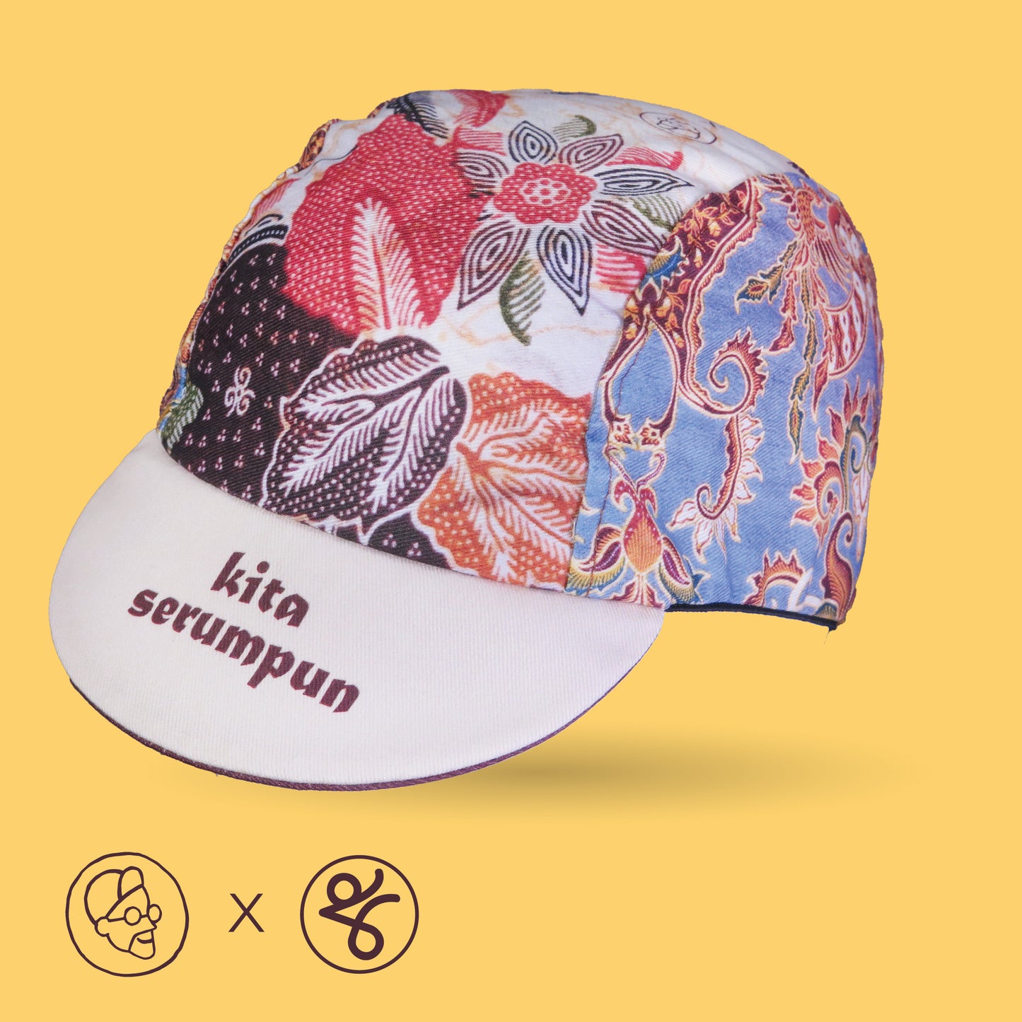 Faizalcaricatures x TKC Batik Cycling Cap No.1