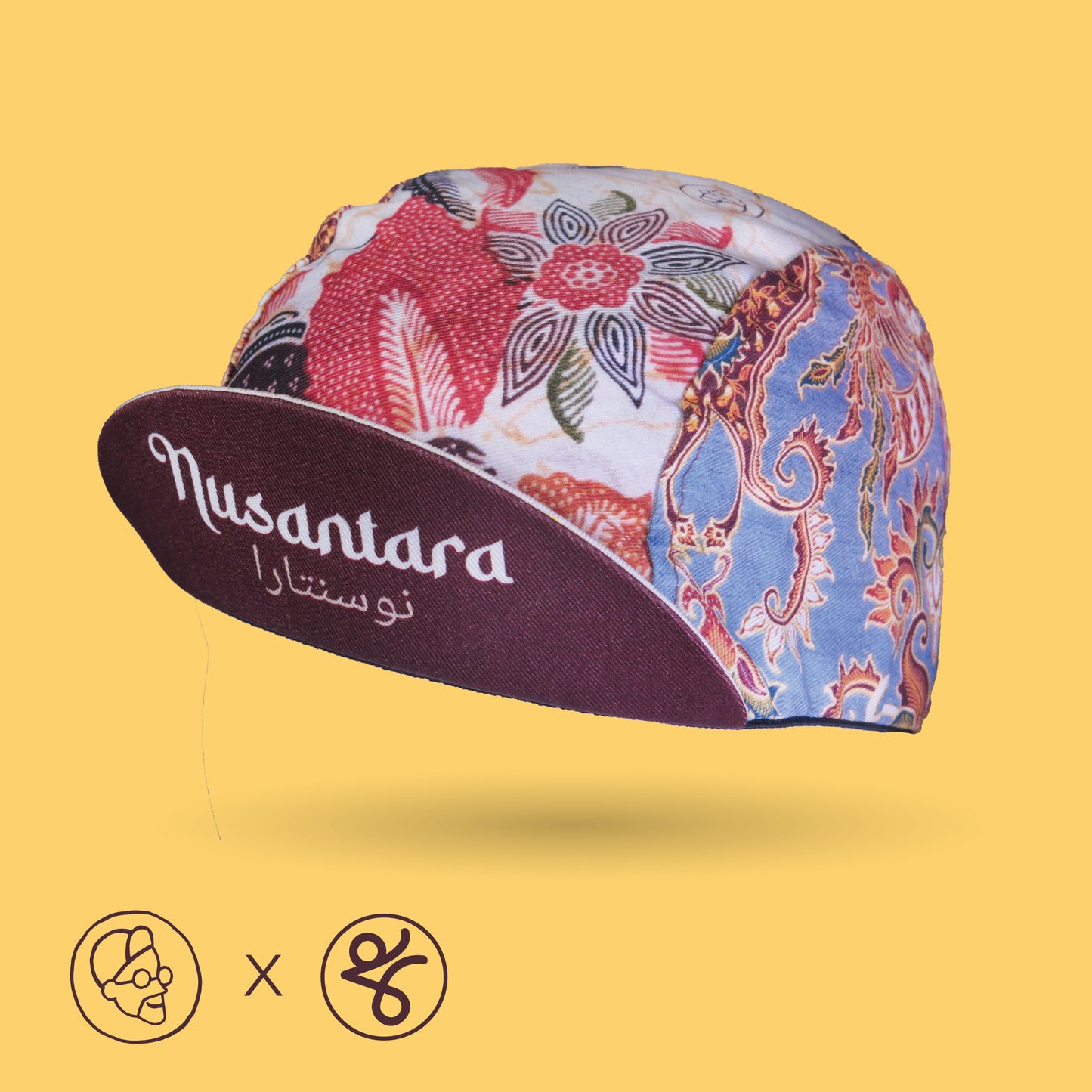 Faizalcaricatures x TKC Batik Cycling Cap No.1