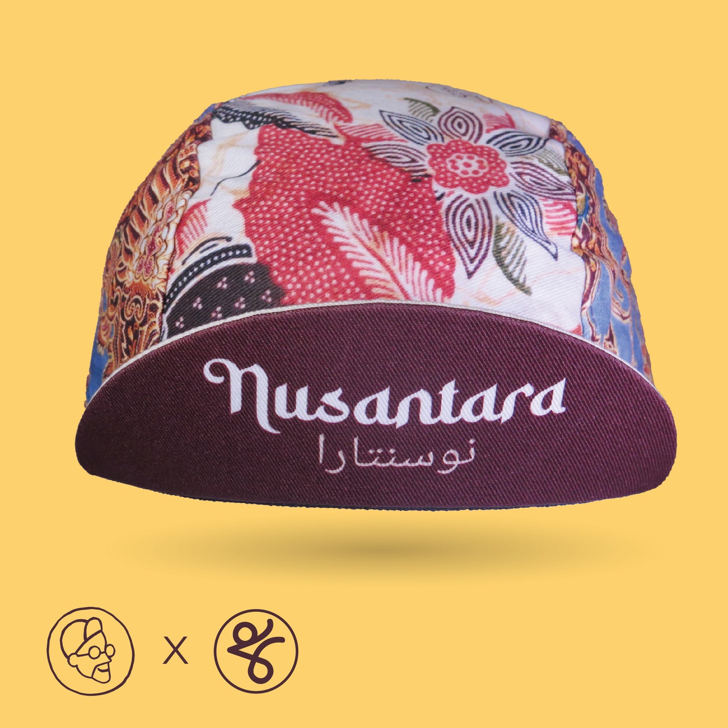 Faizalcaricatures x TKC Batik Cycling Cap No.1