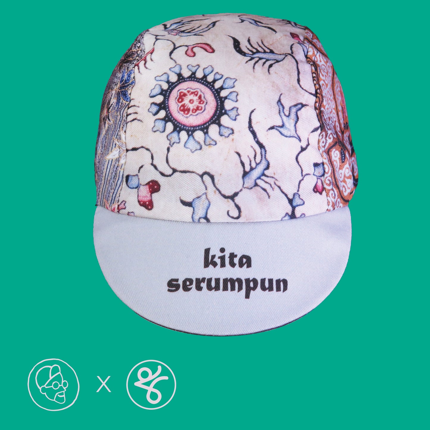 Faizalcaricatures x TKC Batik Cycling Cap No.2