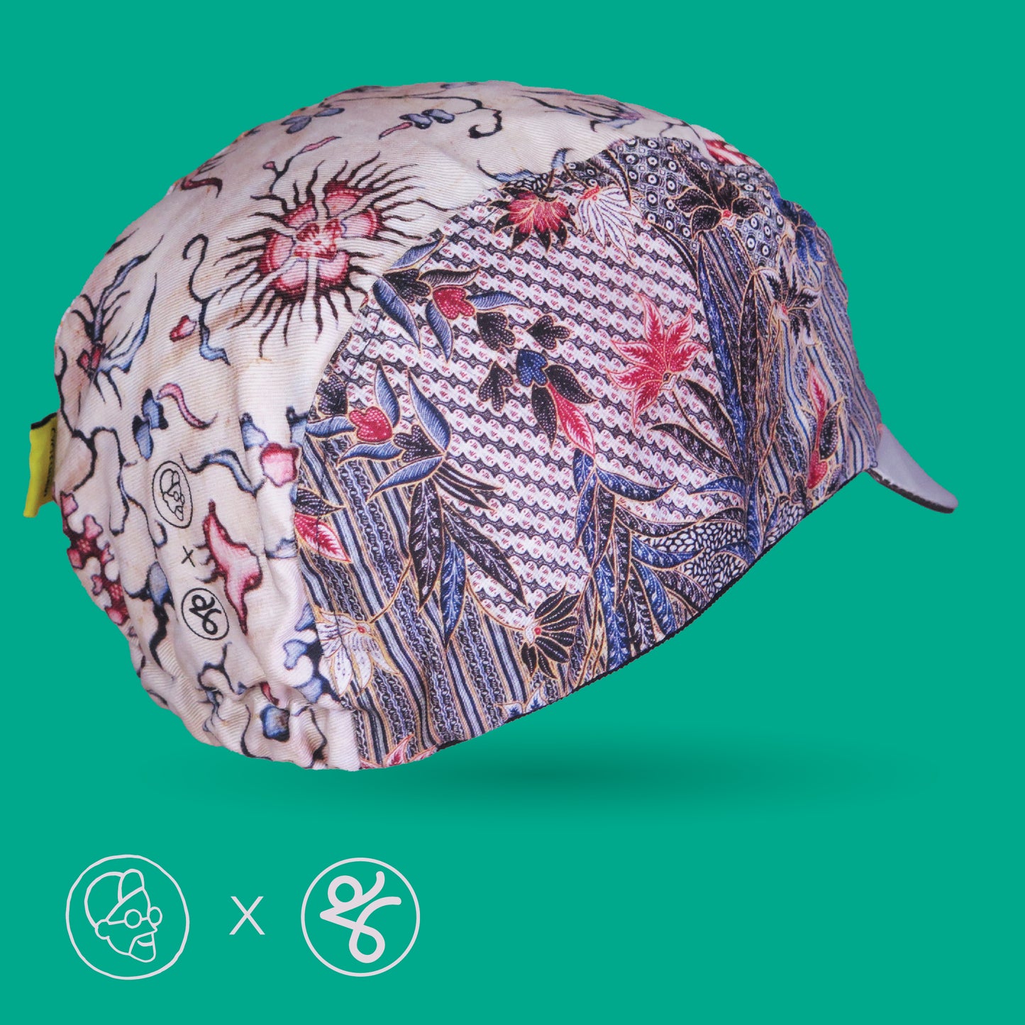 Faizalcaricatures x TKC Batik Cycling Cap No.2