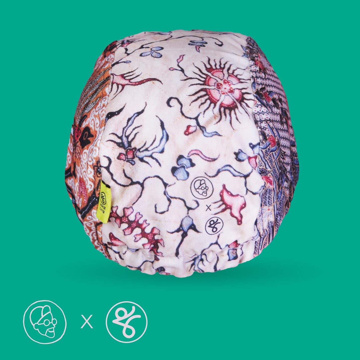 Faizalcaricatures x TKC Batik Cycling Cap No.2