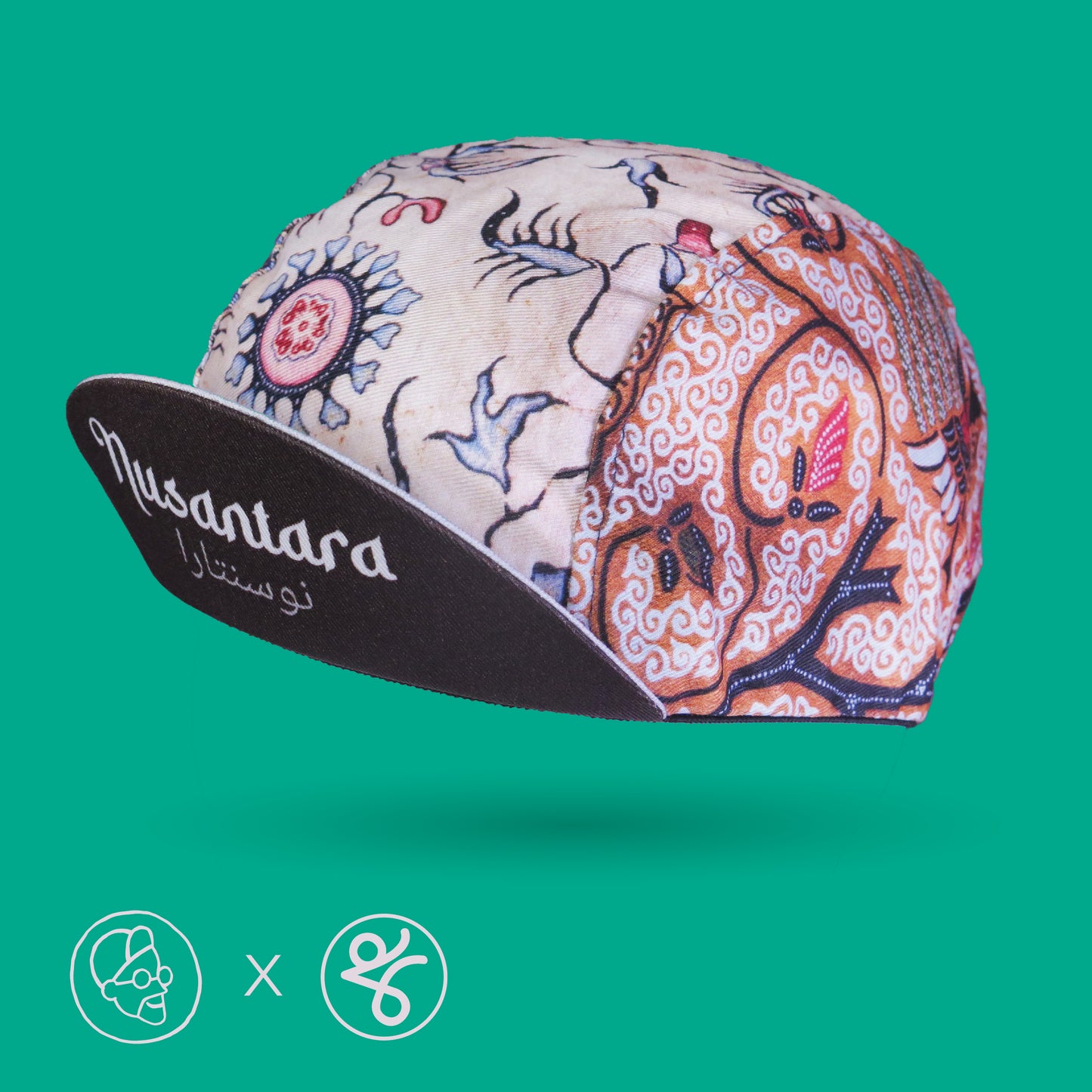 Faizalcaricatures x TKC Batik Cycling Cap No.2
