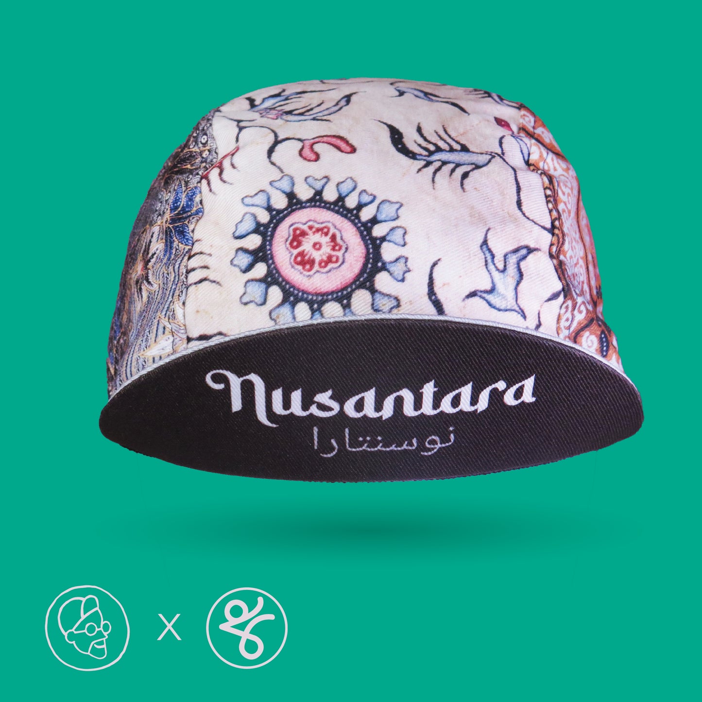 Faizalcaricatures x TKC Batik Cycling Cap No.2