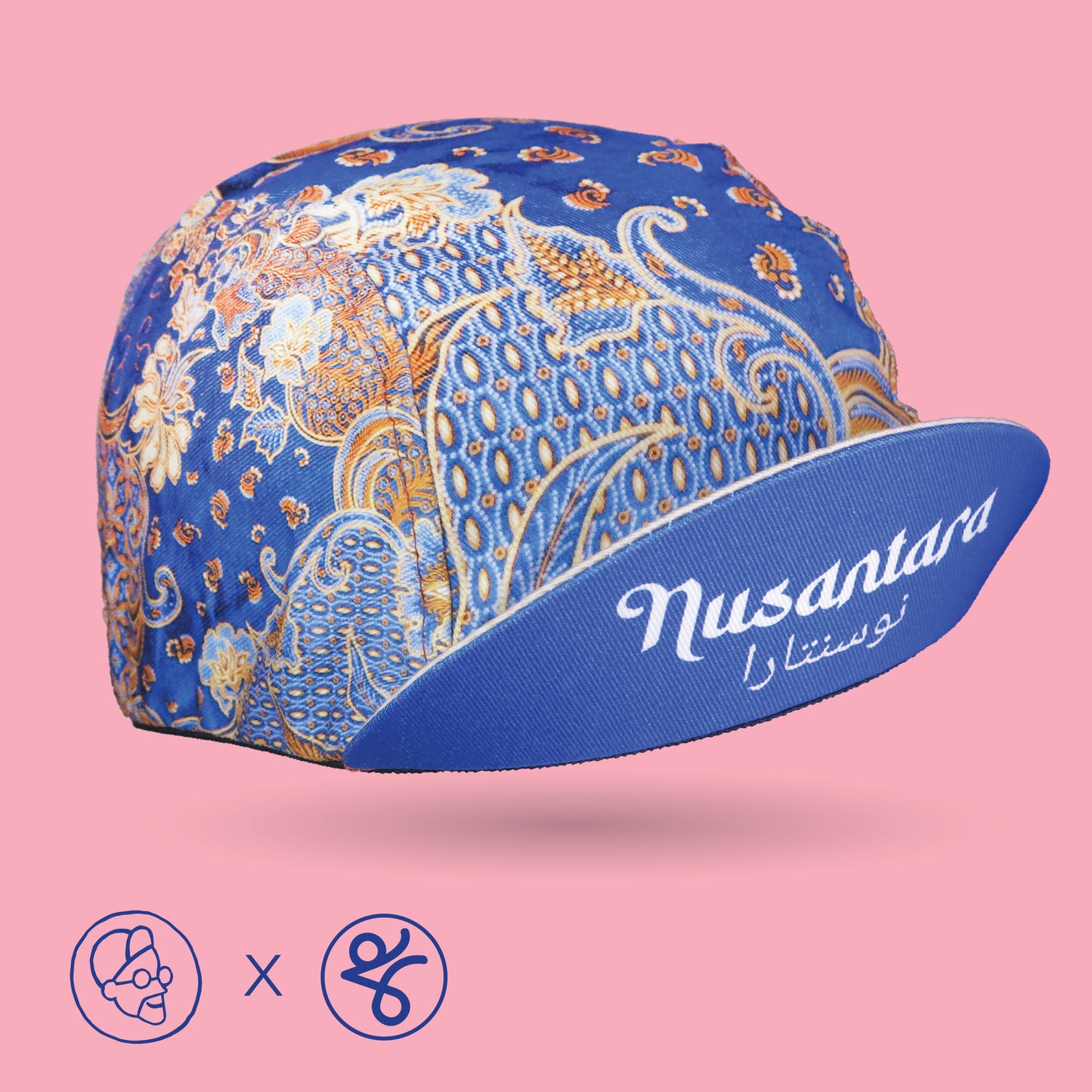 Faizalcaricatures x TKC Batik Cycling Cap No.3