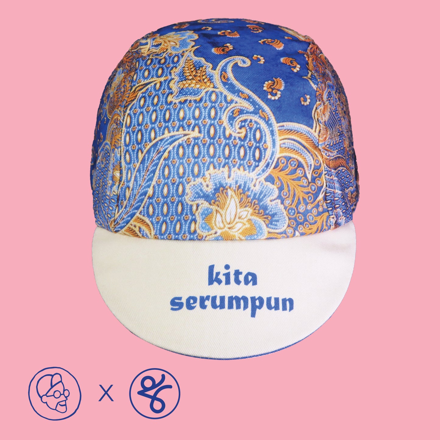 Faizalcaricatures x TKC Batik Cycling Cap No.3