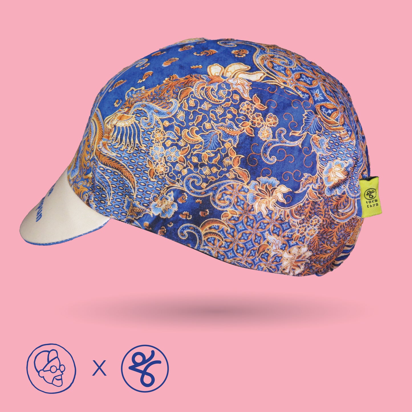 Faizalcaricatures x TKC Batik Cycling Cap No.3