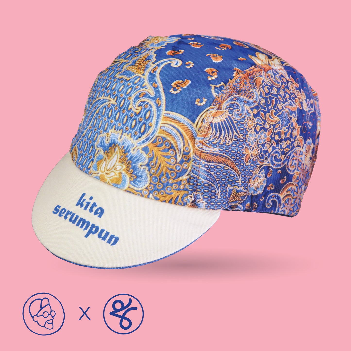 Faizalcaricatures x TKC Batik Cycling Cap No.3
