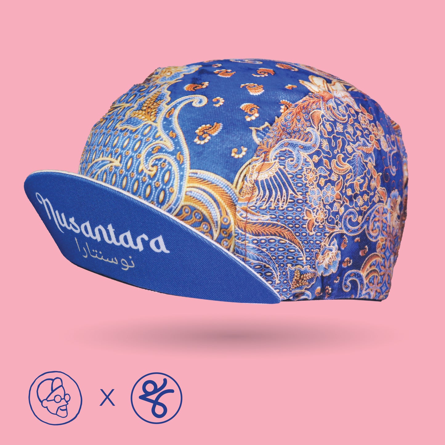 Faizalcaricatures x TKC Batik Cycling Cap No.3