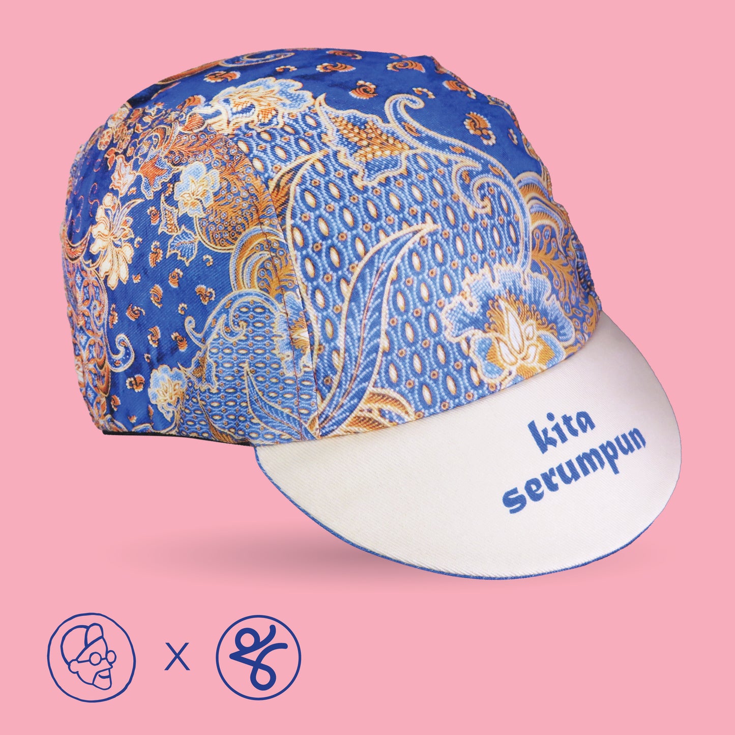 Faizalcaricatures x TKC Batik Cycling Cap No.3