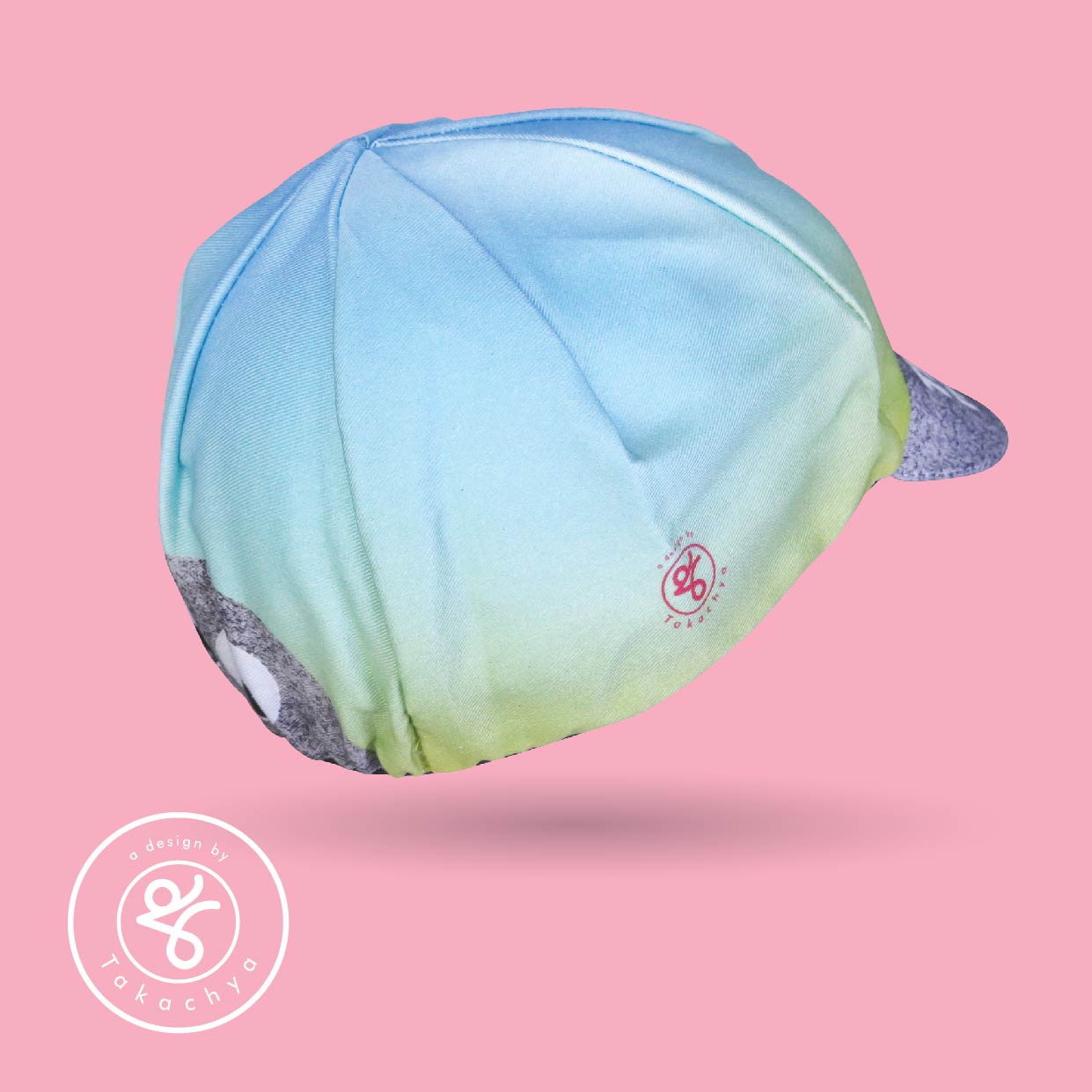 Googly Eyes Sky Blue - A Design by Takachya Cycling Cap