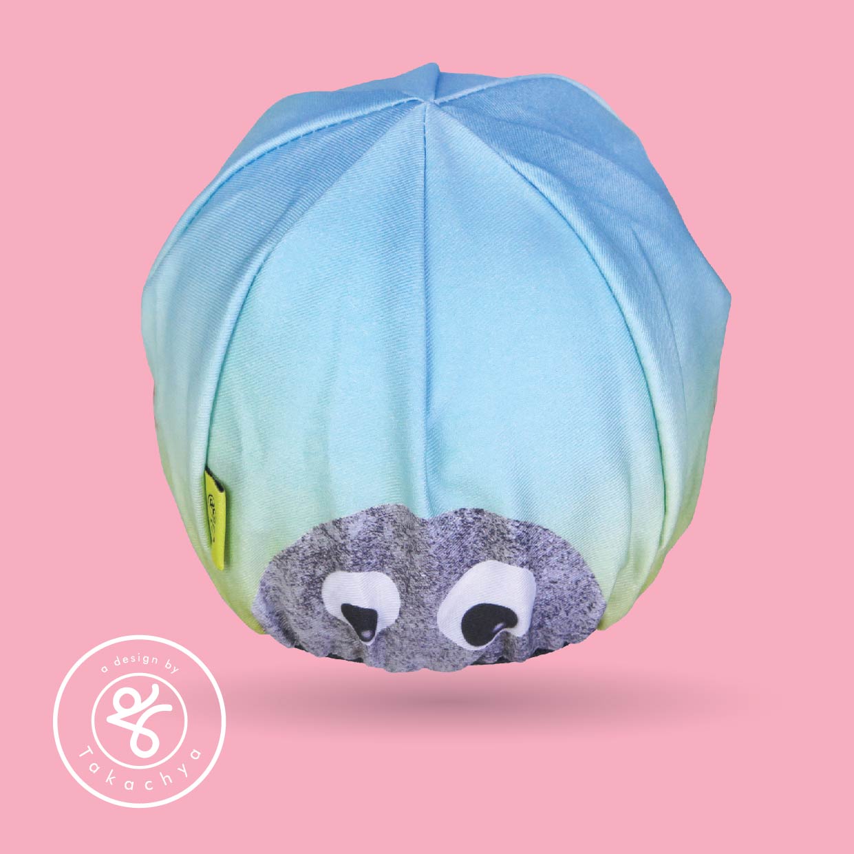 Googly Eyes Sky Blue - A Design by Takachya Cycling Cap