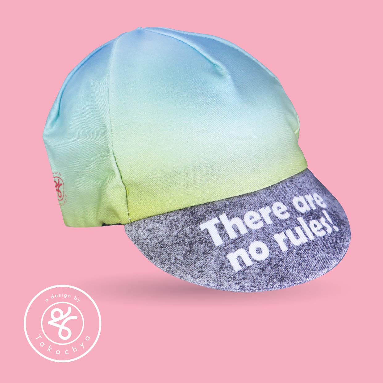 Googly Eyes Sky Blue - A Design by Takachya Cycling Cap