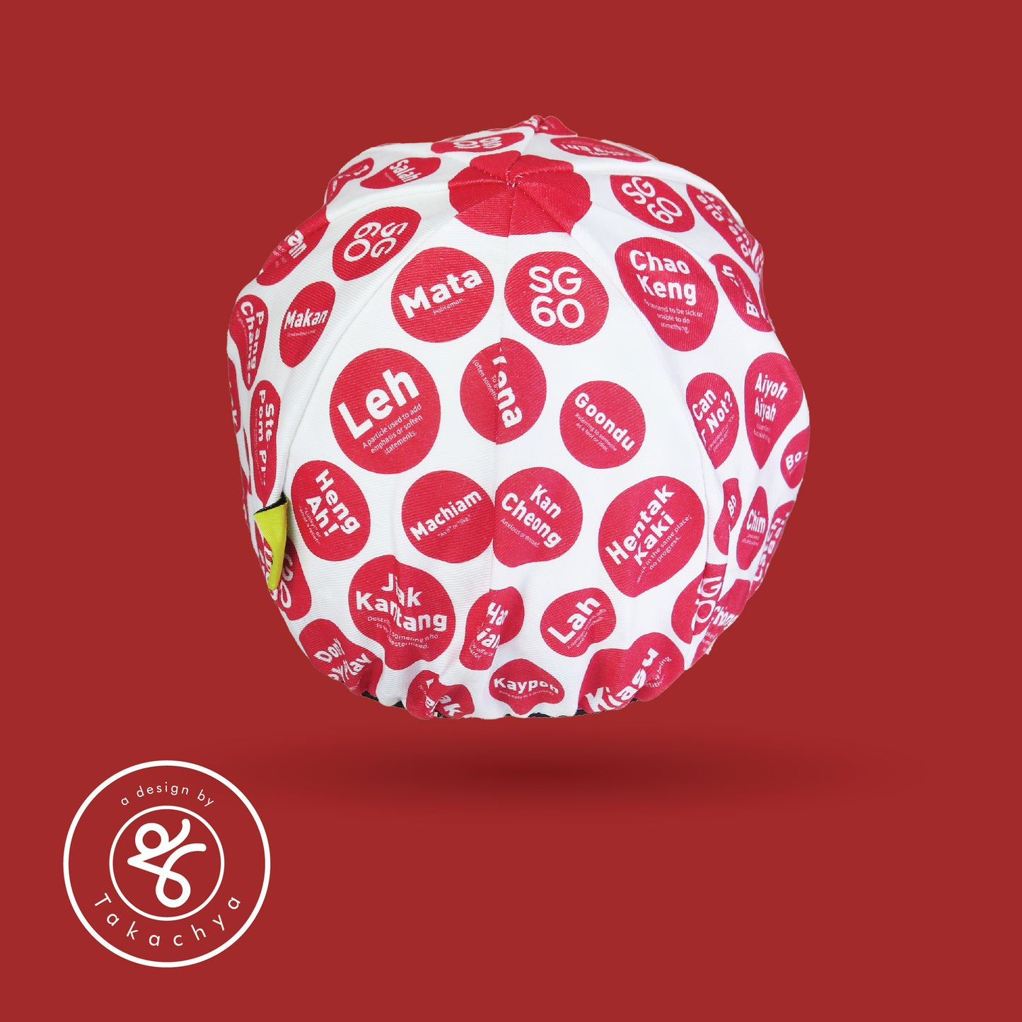 SG60 King of Singlish Takachya Cycling Cap