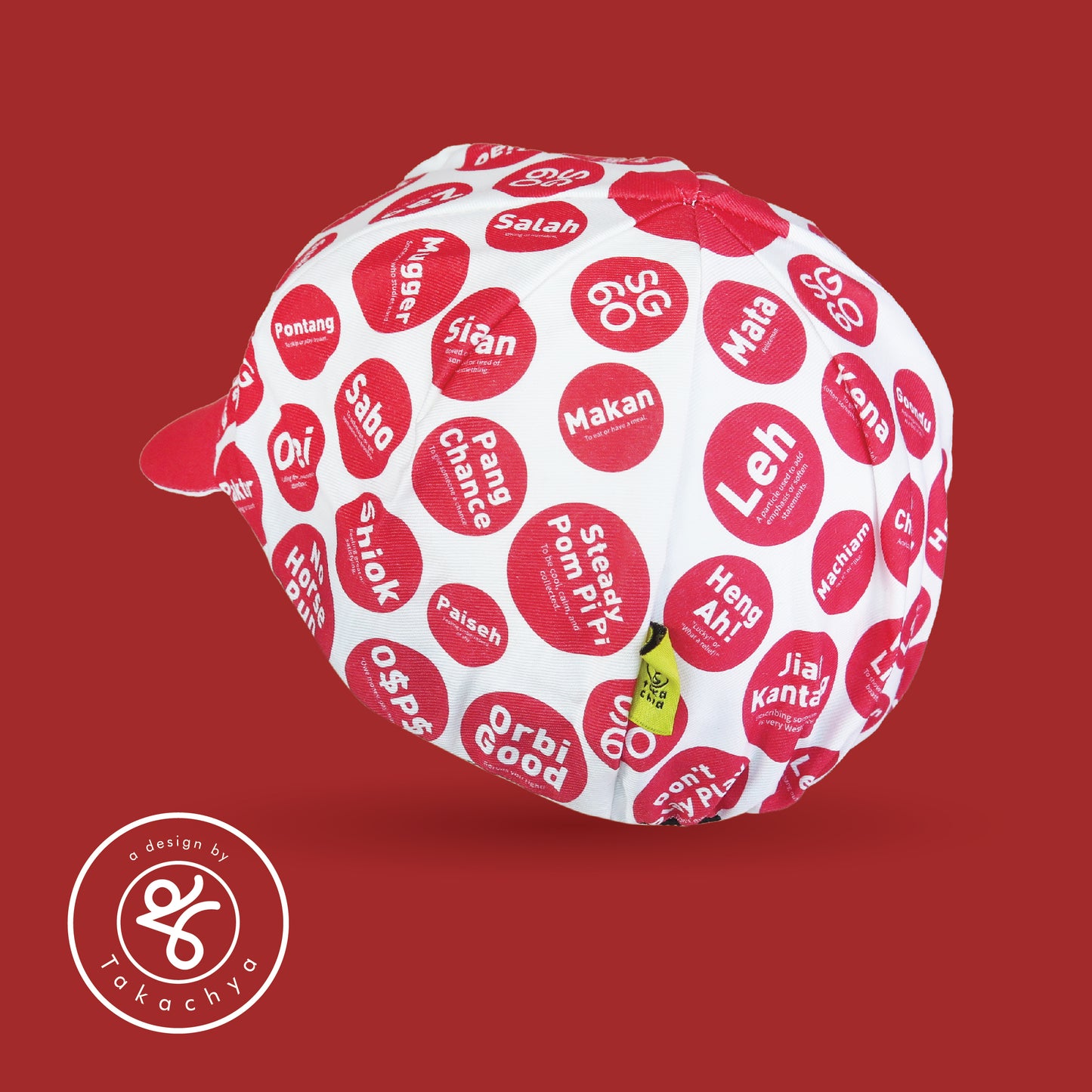 SG60 King of Singlish Takachya Cycling Cap
