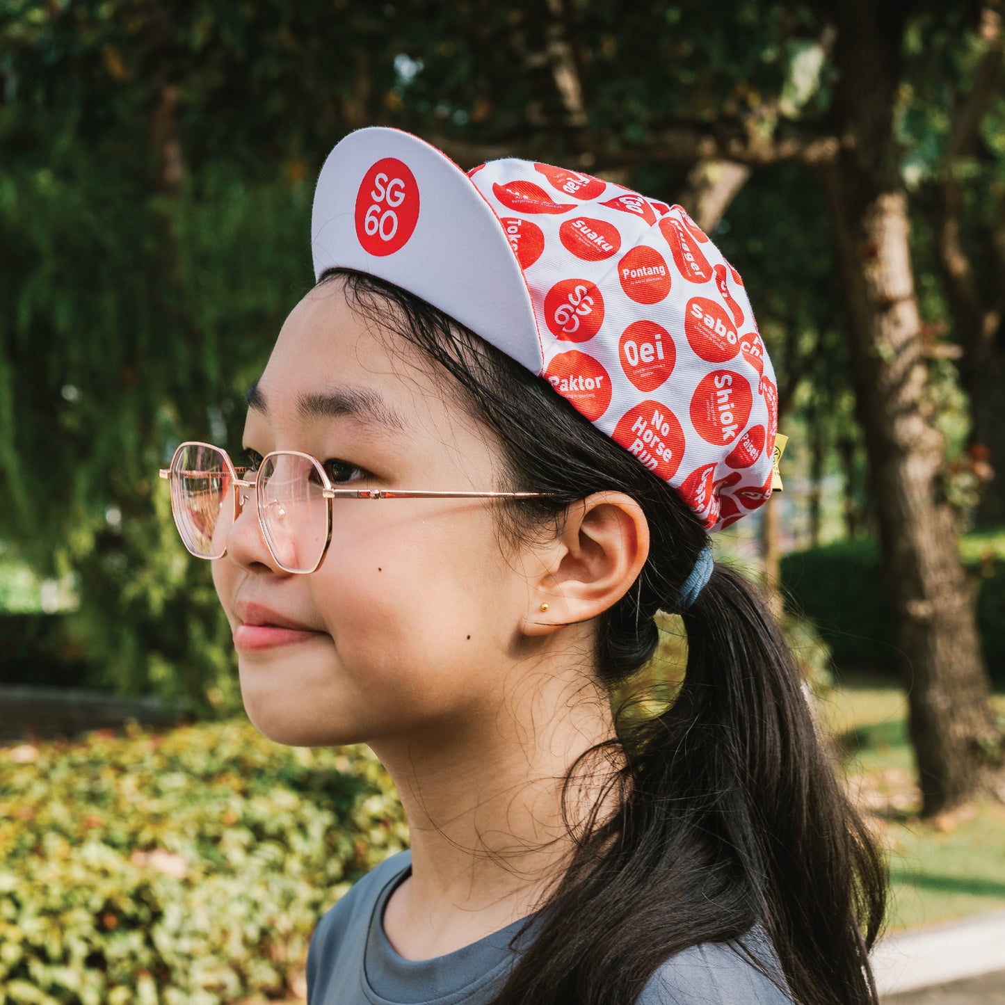 SG60 King of Singlish Takachya Cycling Cap