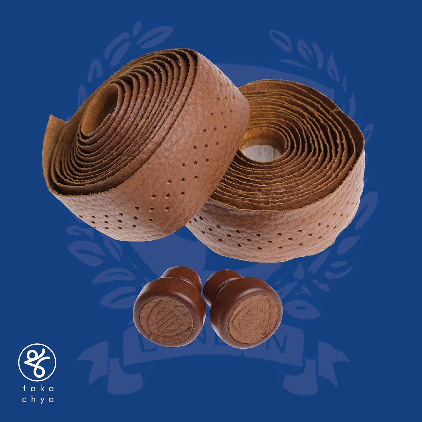 BLB Leather Bar Tape - Honey Brown