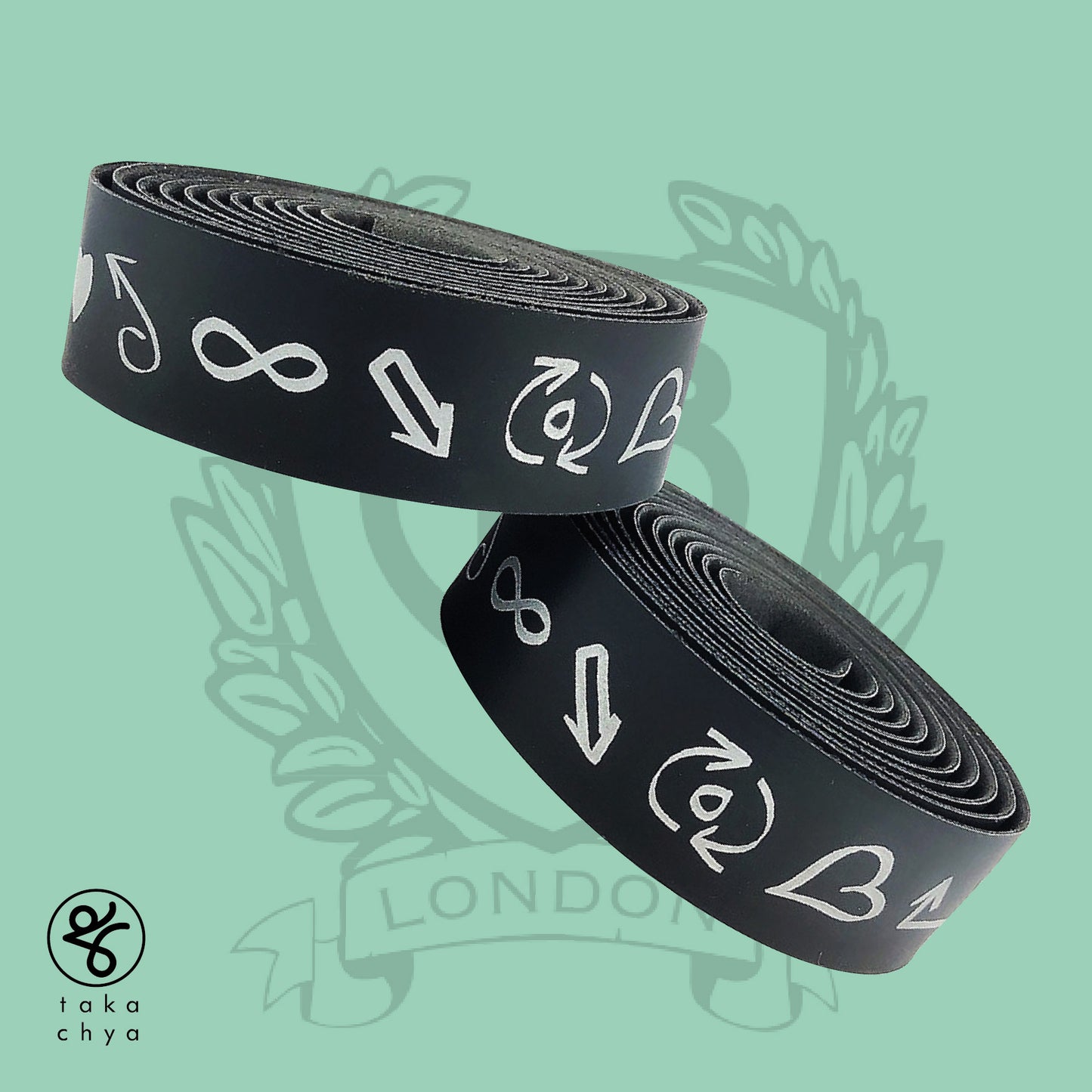 BLB Supreme Pro Reflective Bar Tape - Black Arrow