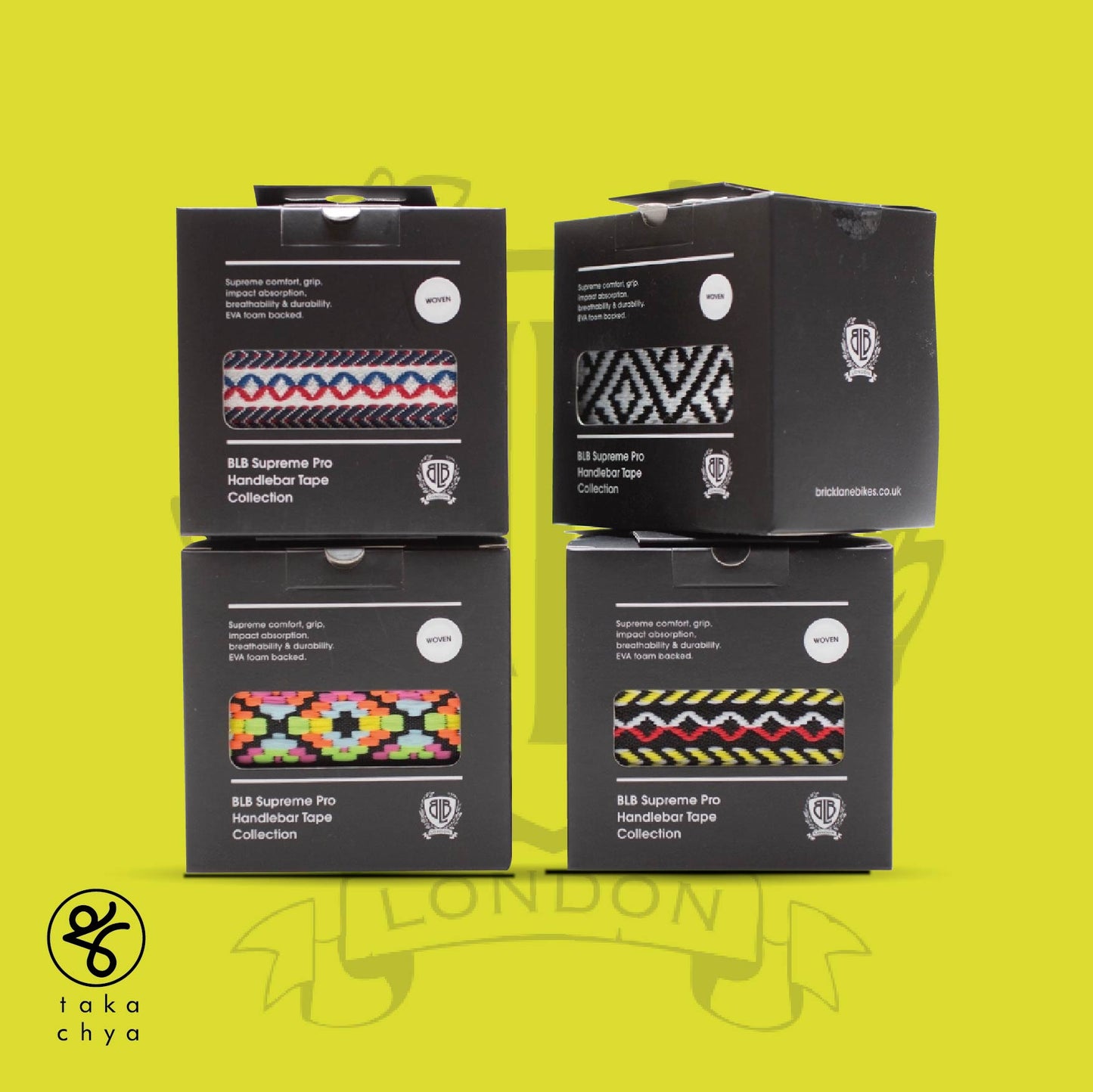 BLB Supreme Pro Woven Bar Tape Sport Blue Red