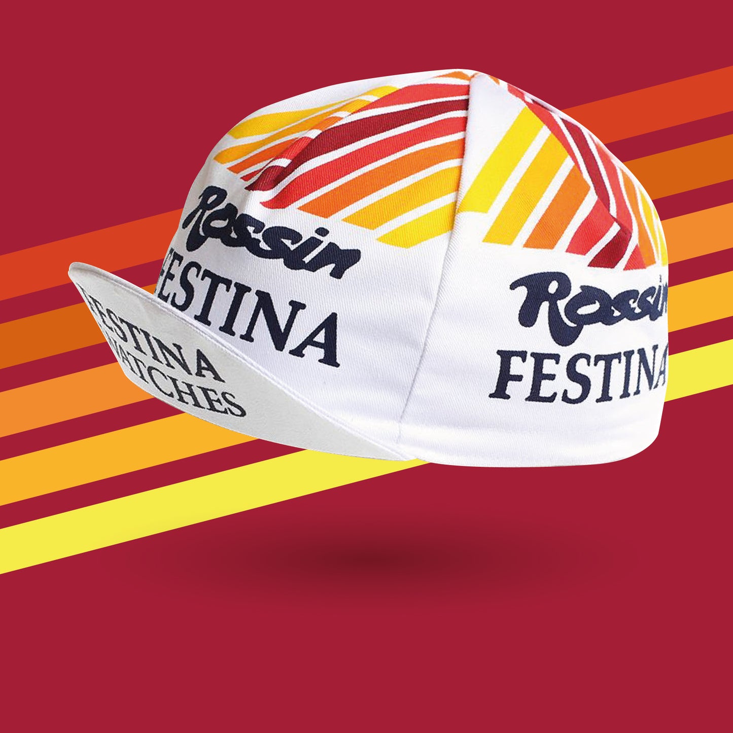 Vintage Cycling Cap - Rossin/Festina