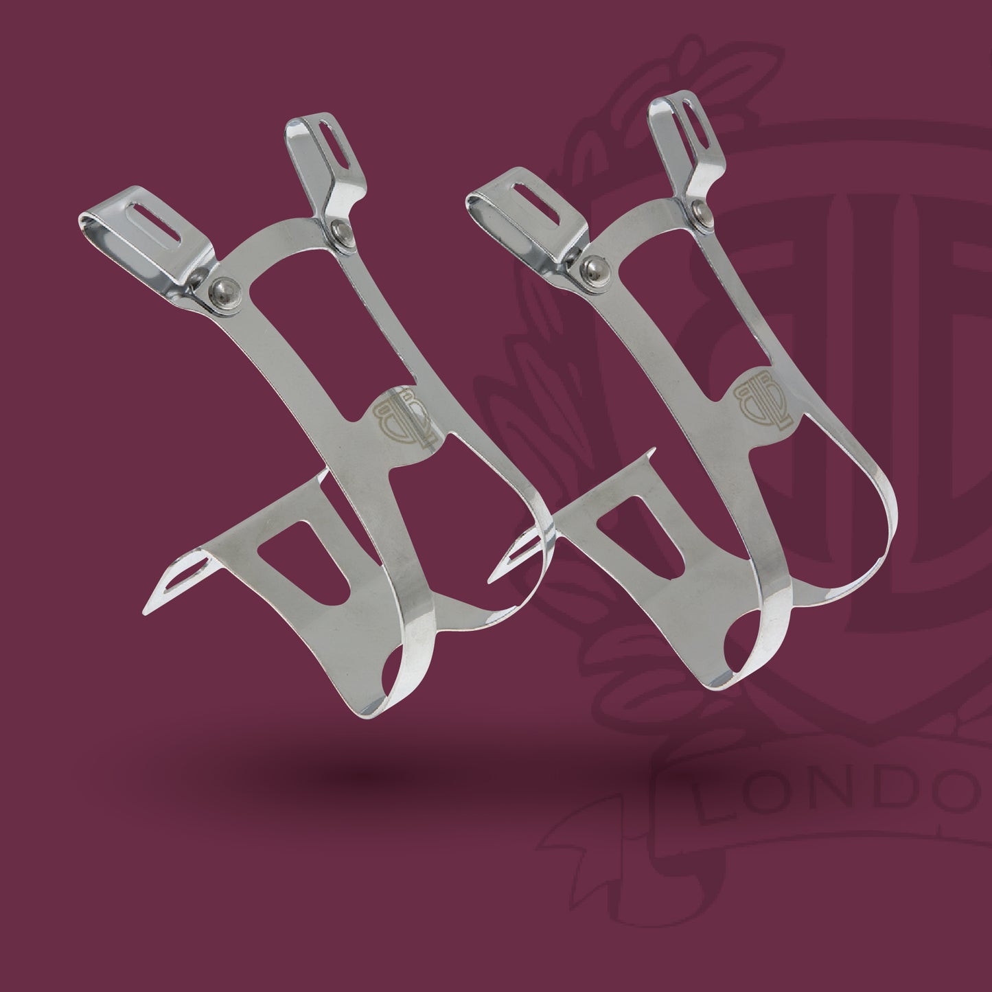 BLB Steel Toe Clips - Silver