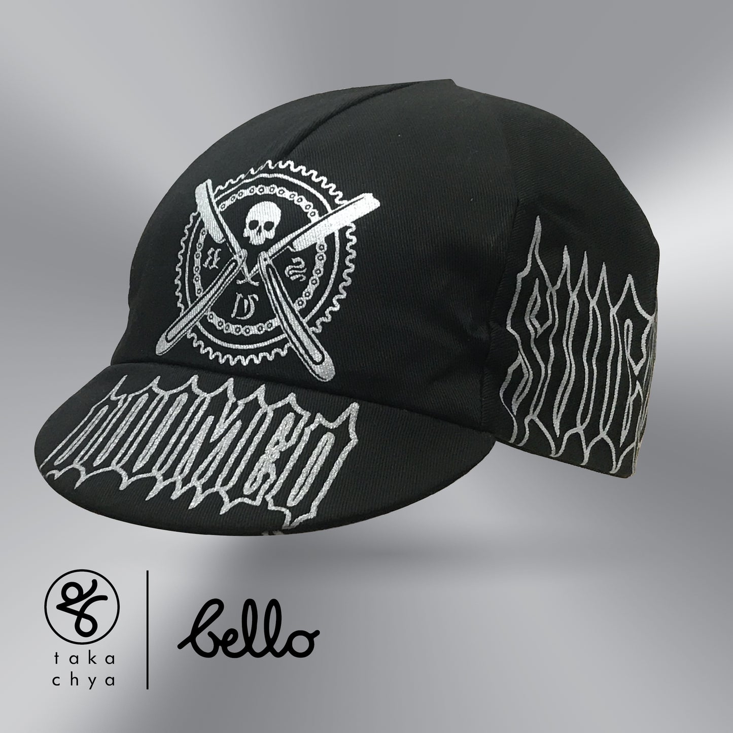 Doomed Reflective Print - Bello Cyclist Designer Collaboration Cycling Cap