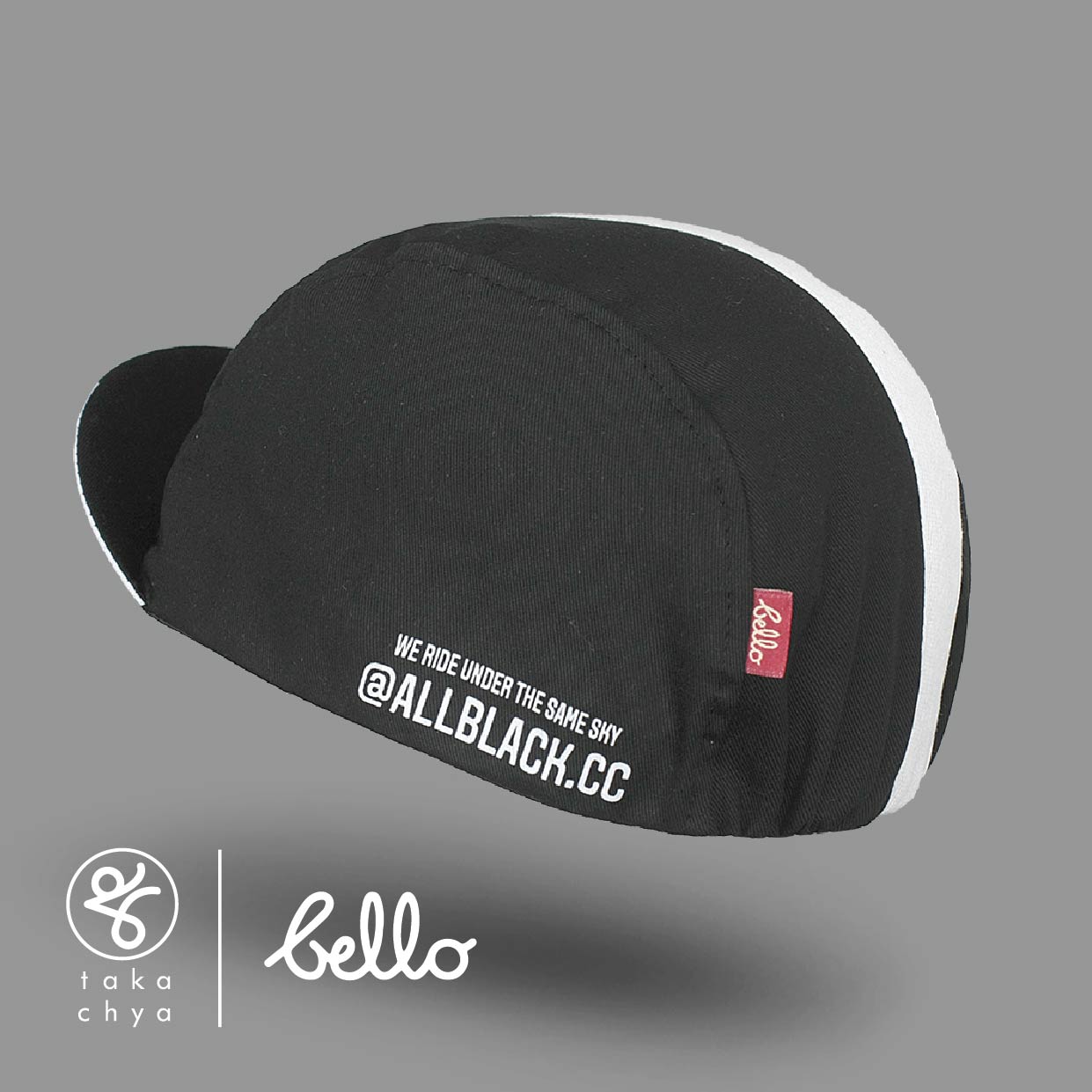 All Black v2 - Bello Cyclist Designer Collaboration Cycling Cap