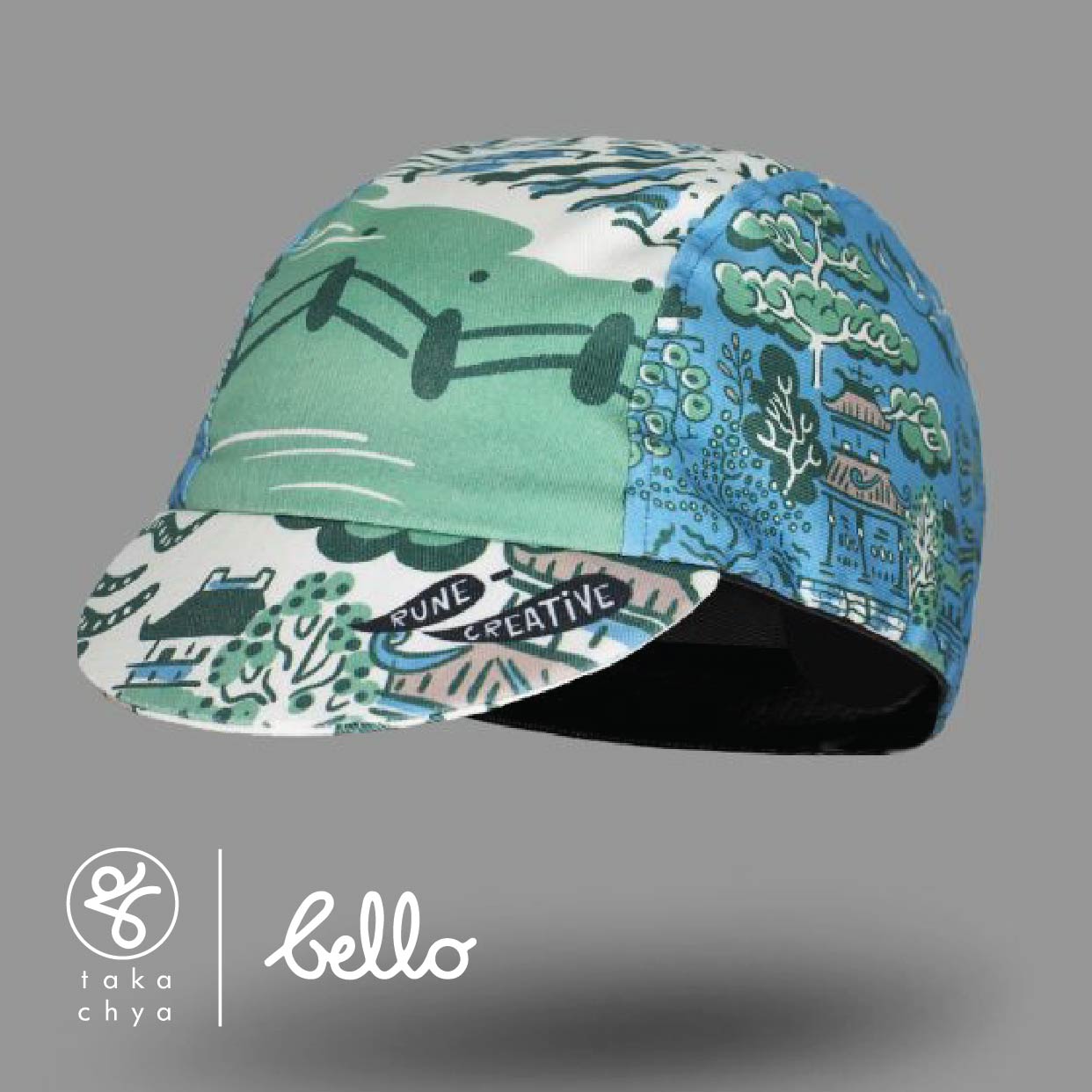 Cold Chaniwa by Rune Creative - Bello Cyclist Designer Collaboration Cycling Cap