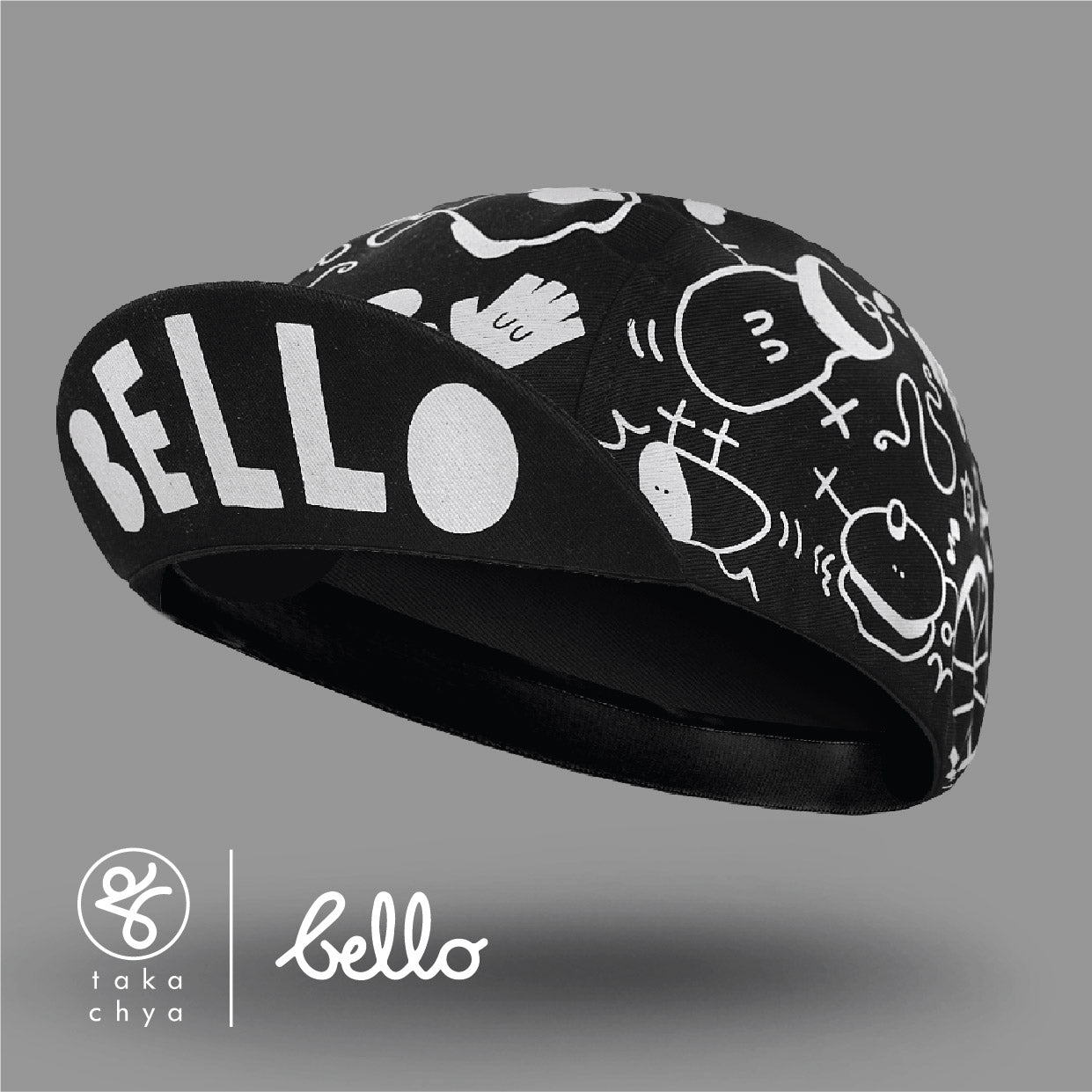 Ciao Bello Bello Cyclist Designer Collaboration Cycling Cap