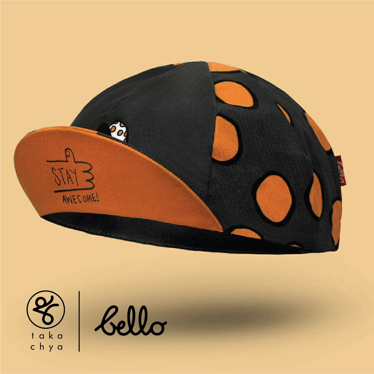 Death to Decaf - Bello Cyclist Designer Collaboration Cycling Cap