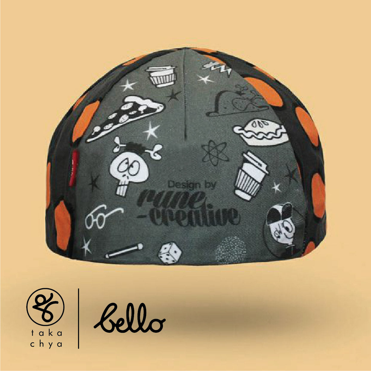 Death to Decaf - Bello Cyclist Designer Collaboration Cycling Cap