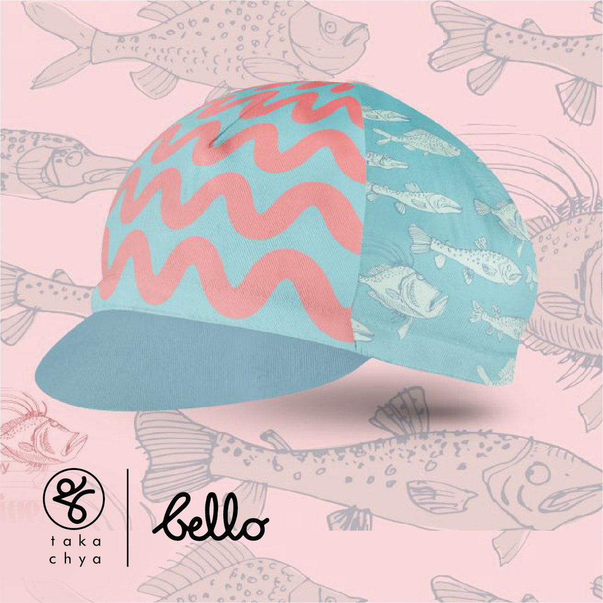 Fishy Fish - Bello Cyclist Designer Collaboration Cycling Cap