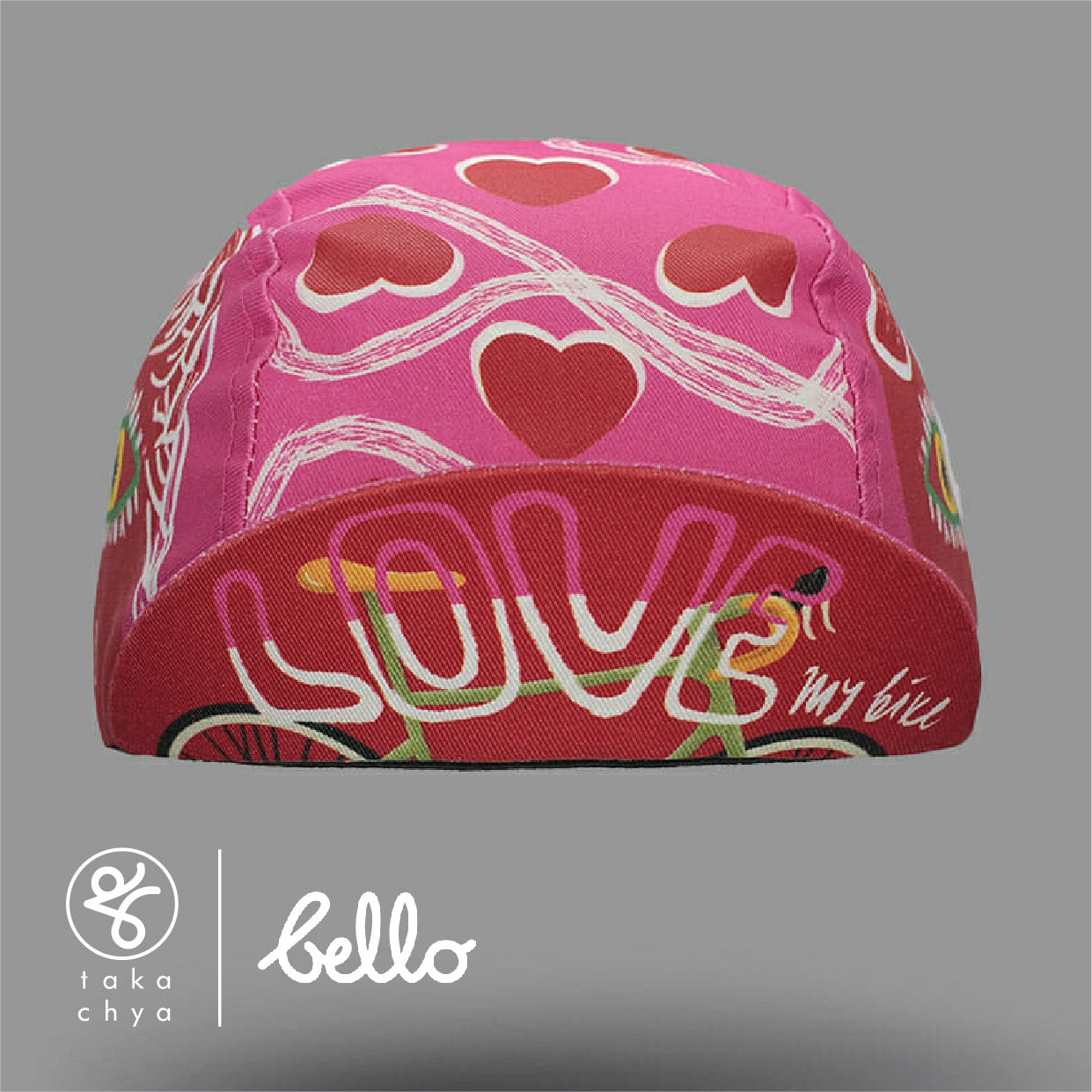 Love My Bike - Bello Cyclist Designer Collaboration Cycling Cap