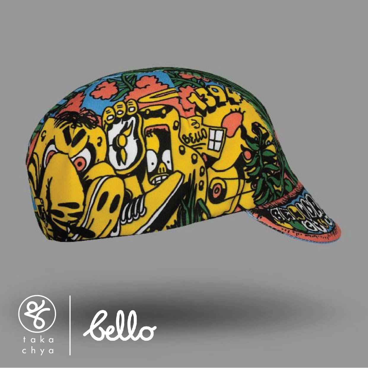 RIOT1394 - Bello Cyclist Designer Collaboration Cycling Cap