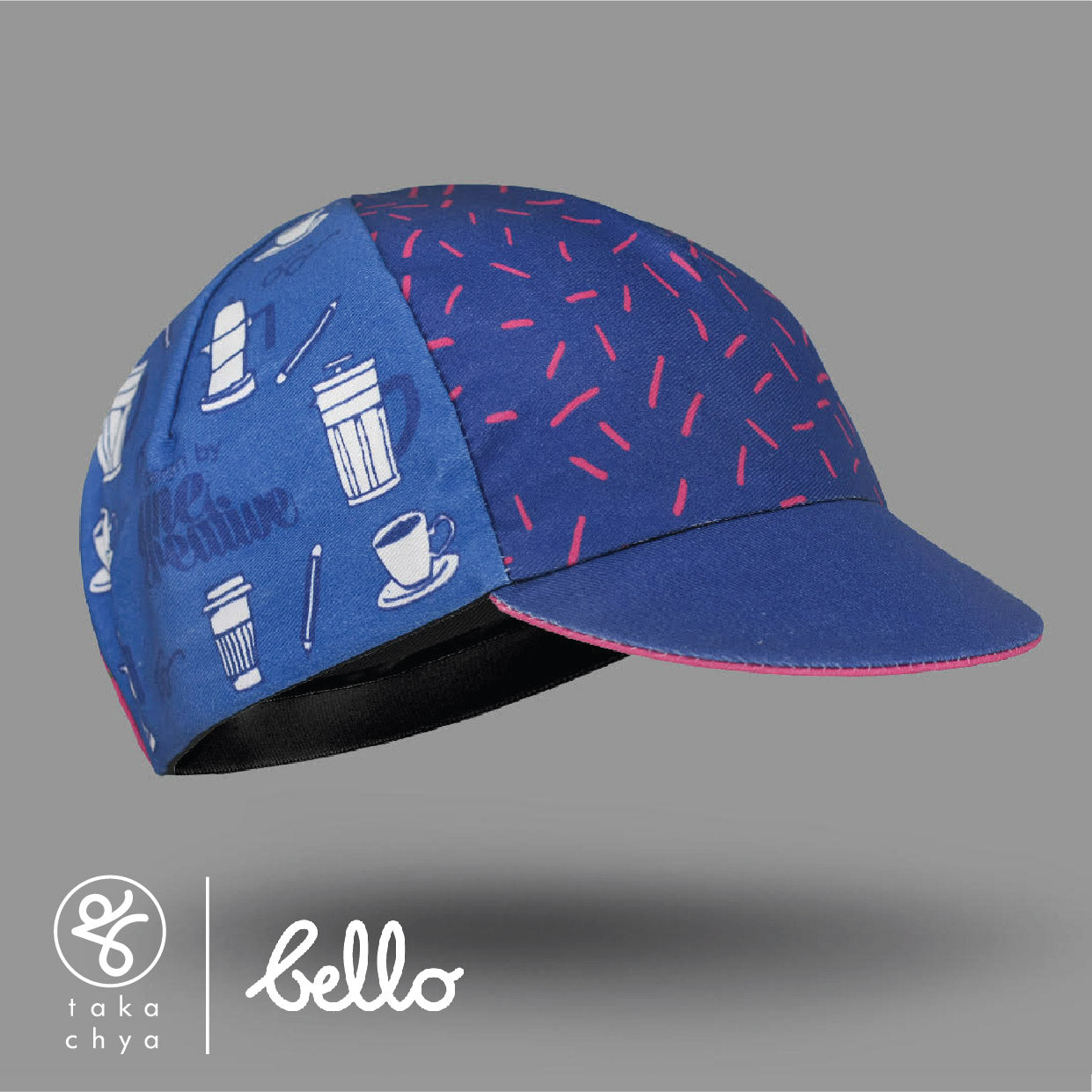 Coffee & Pizza - Bello Cyclist Designer Collaboration Cycling Cap