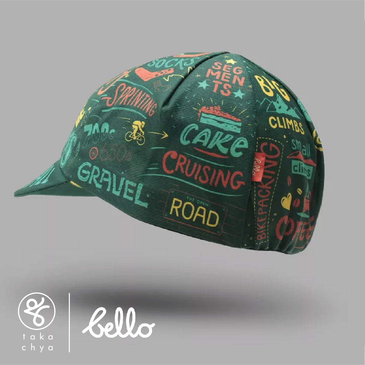 I Ride For It All by Jake Brewer - Bello Cyclist Designer Collaboration Cycling Cap