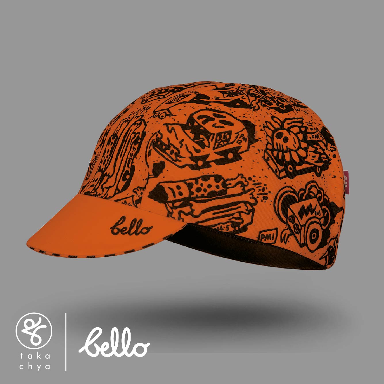 Jody Barton with AIR–INK® (6 COLORS) - Bello Cyclist Designer Collaboration Cycling Cap
