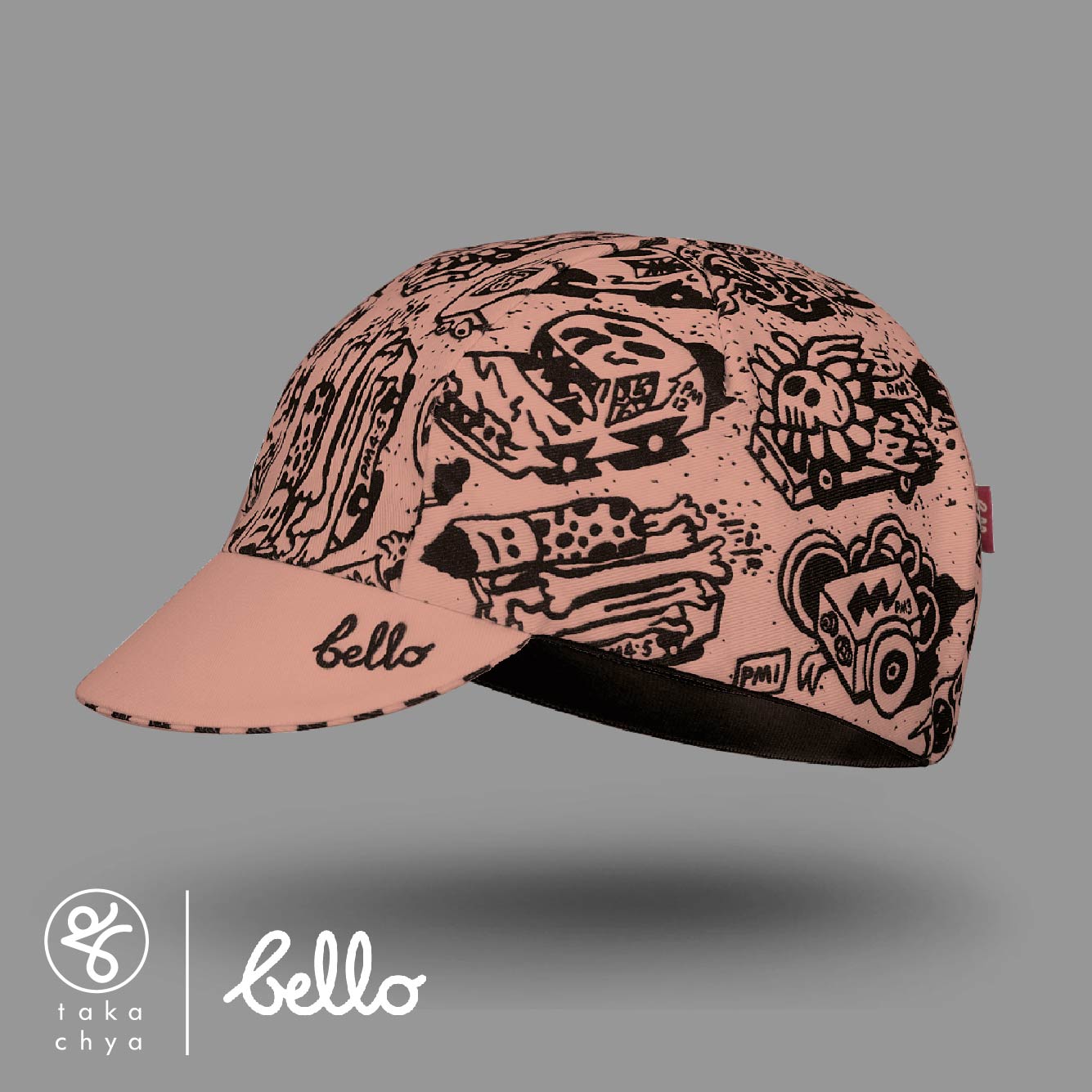 Jody Barton with AIR–INK® (6 COLORS) - Bello Cyclist Designer Collaboration Cycling Cap