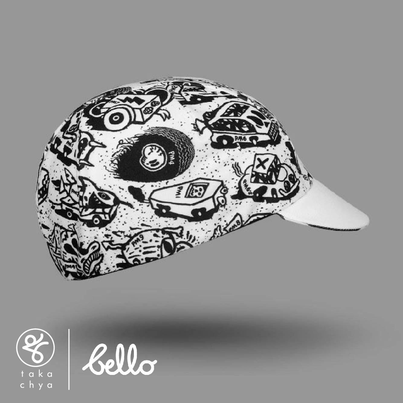 Jody Barton with AIR–INK® (6 COLORS) - Bello Cyclist Designer Collaboration Cycling Cap