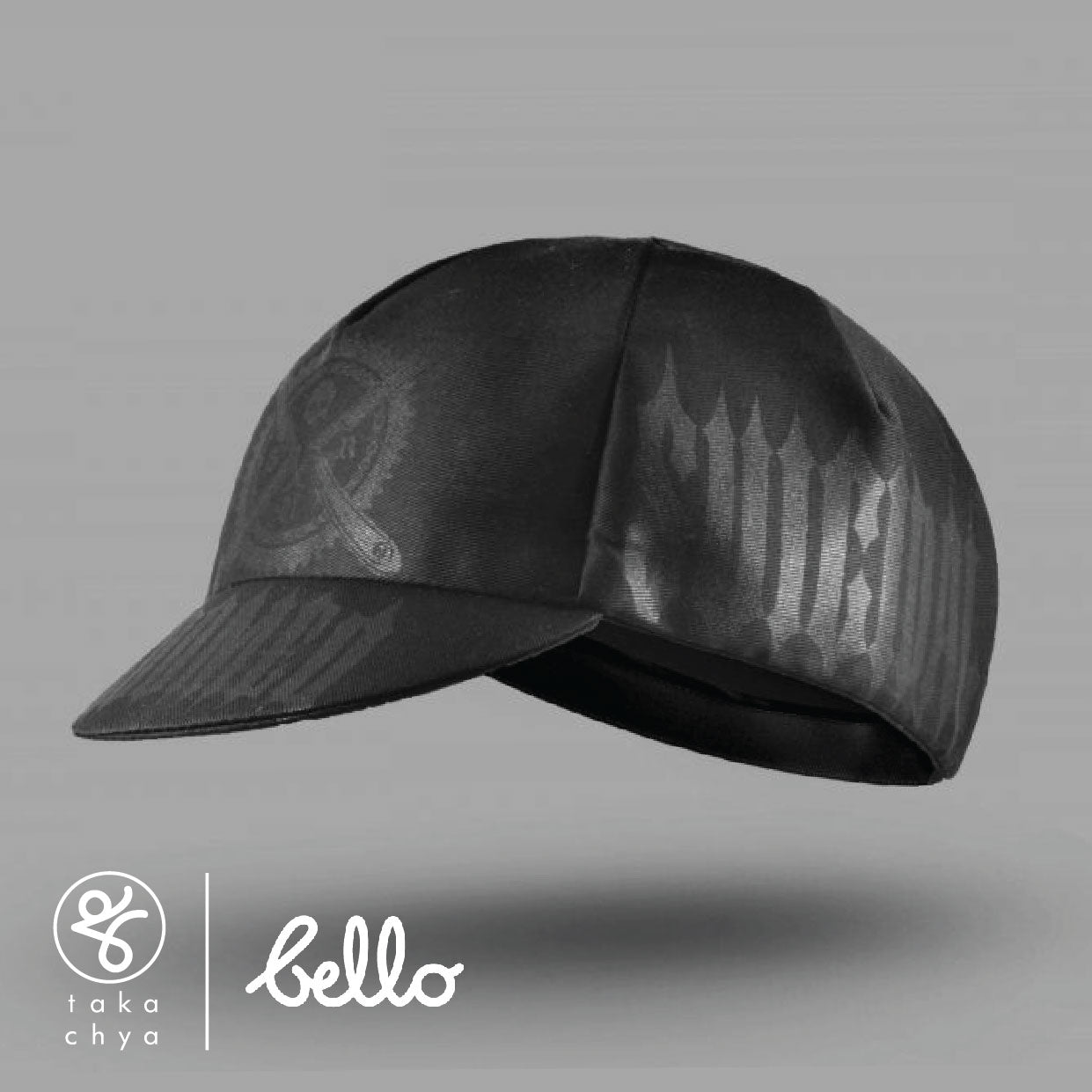 Doomed Black on Black - Bello Cyclist Designer Collaboration Cycling Cap