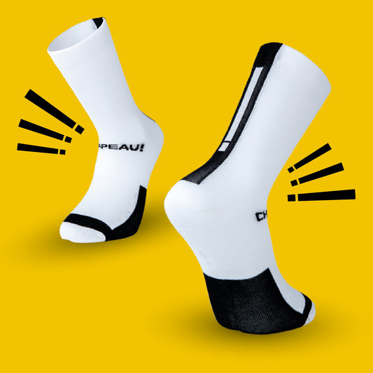 Chapeau!, Club Socks, Exclamation Mark, White/Black