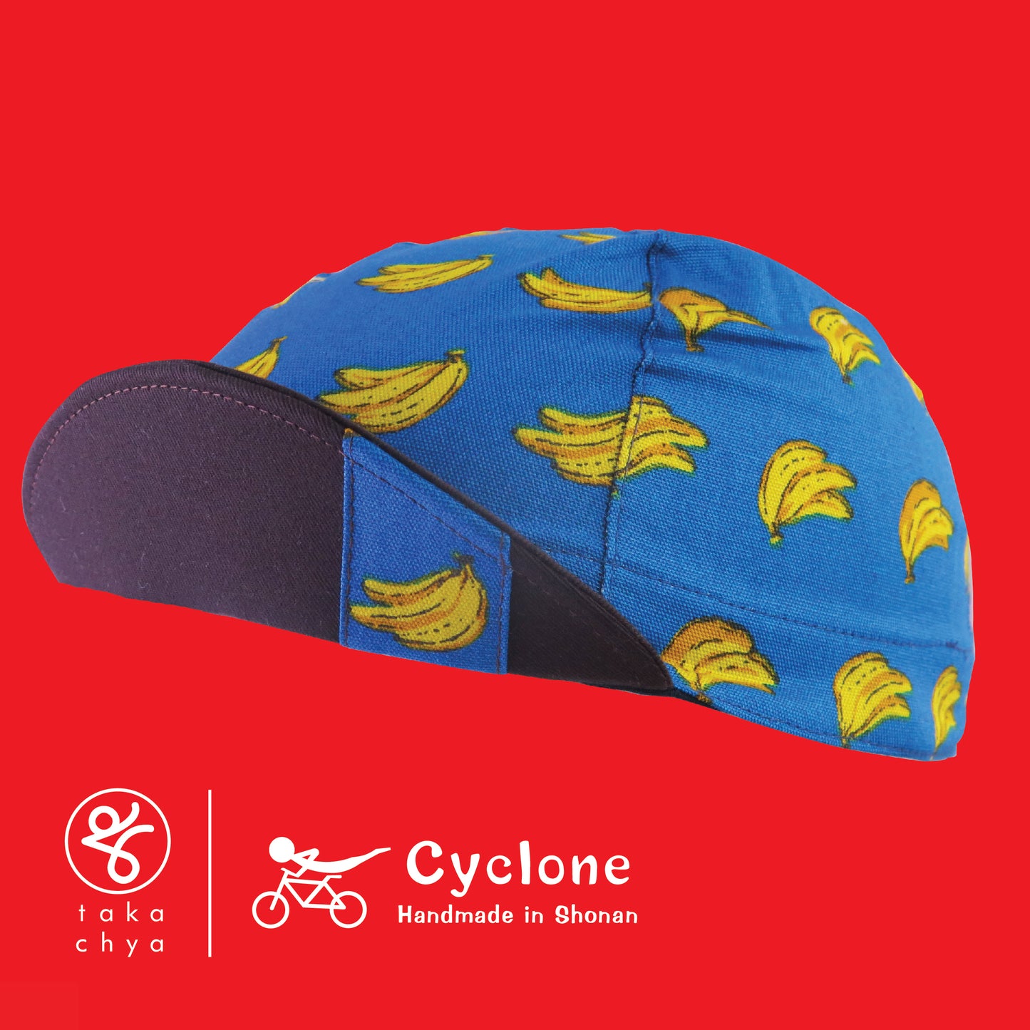 Banana Blue - Cyclone Chee Japanese Handmade Cycling Cap