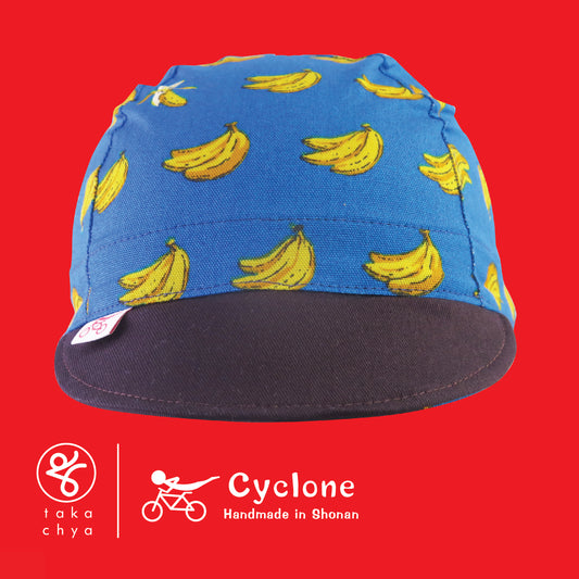 Banana Blue - Cyclone Chee Japanese Handmade Cycling Cap