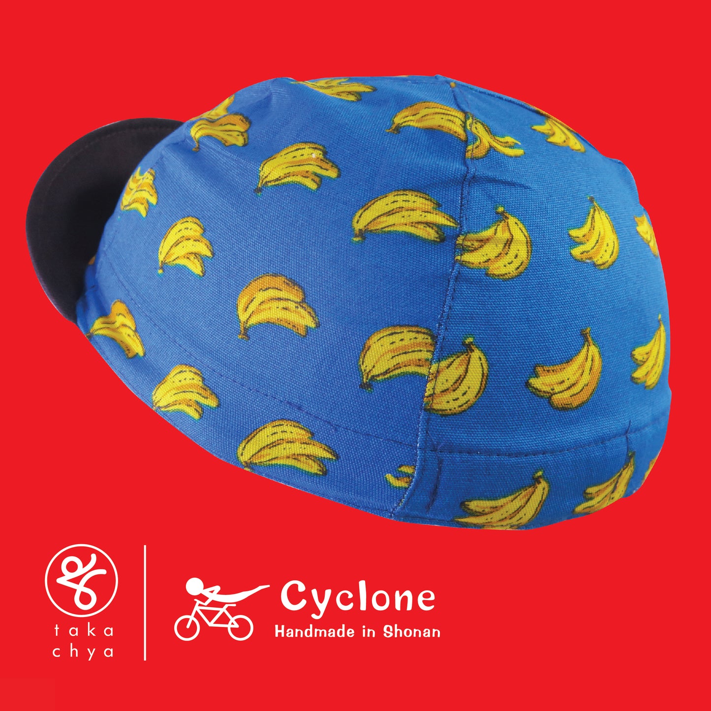 Banana Blue - Cyclone Chee Japanese Handmade Cycling Cap