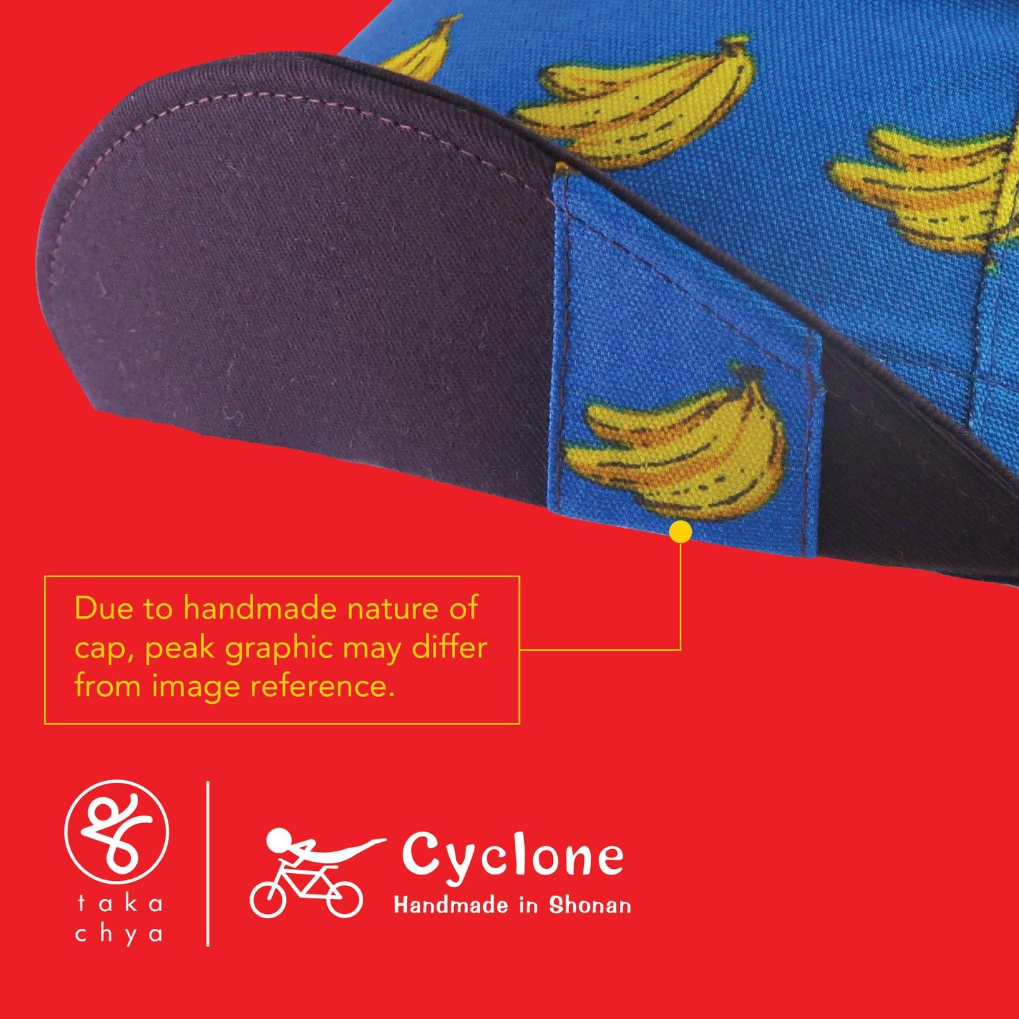 Banana Blue - Cyclone Chee Japanese Handmade Cycling Cap